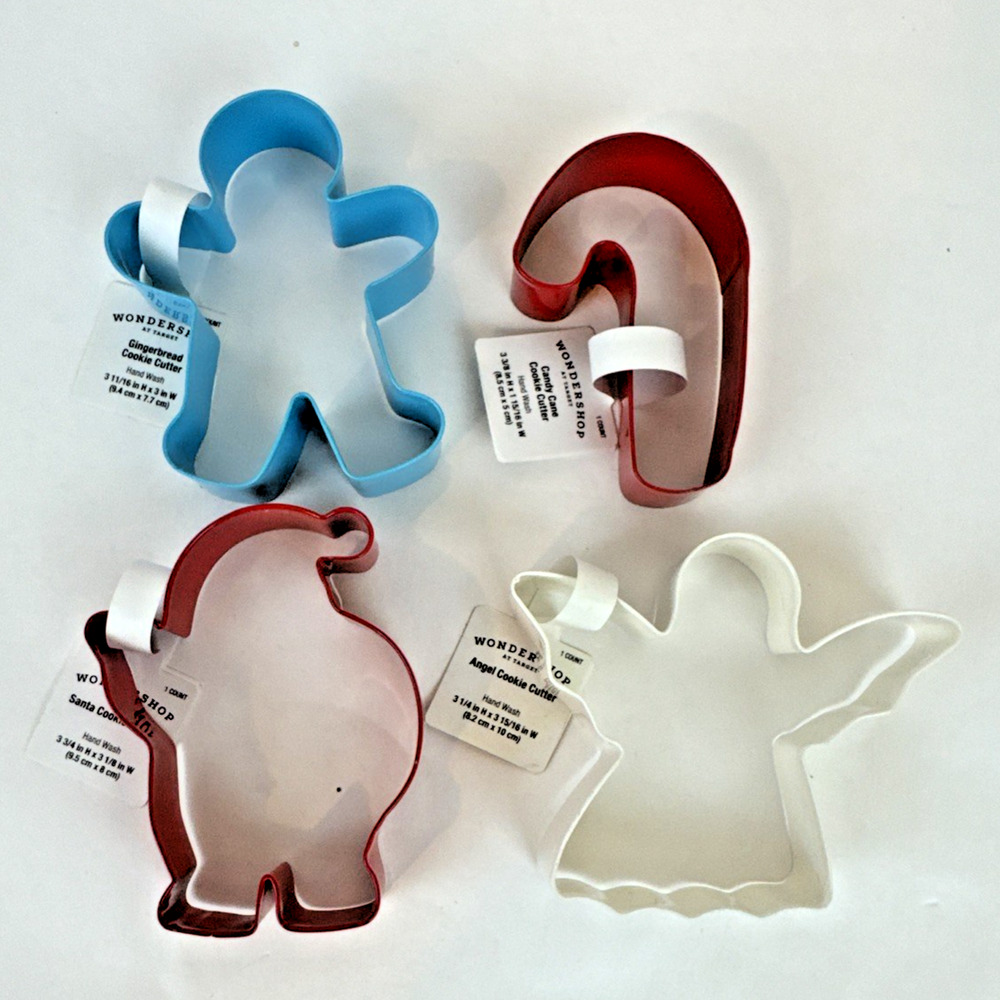 Wondershop Christmas Cookie Cutters Set Of 4 New With Tags
